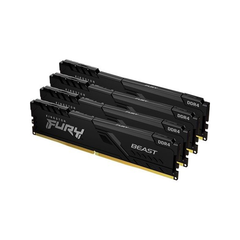 Kingston 32GB DDR4 3200MHz Kit(4x8GB) Fury Beast Black (KF432C16BBK4/32)