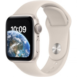 Apple Watch SE2 GPS 40mm Starlight Aluminium Case with...