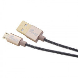 Innoz USB-Micro 2.4A Quick-Charge aranyzott 25cm...