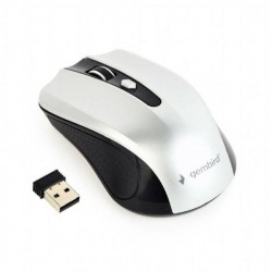 Gembird MUSW-4B-04-BS Wireless optical mouse Black/Silver