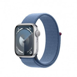 Apple Watch S9 GPS 41mm Silver Alu Case with Winter Blue...