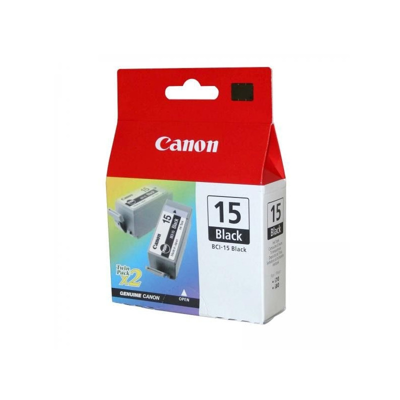 Canon BCI-15 Black 2-pack (8190A002)