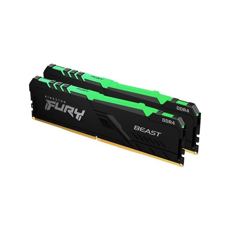 Kingston 32GB DDR5 4800MHz Kit(2x16GB) Fury Beast RGB (KF548C38BBAK2-32)