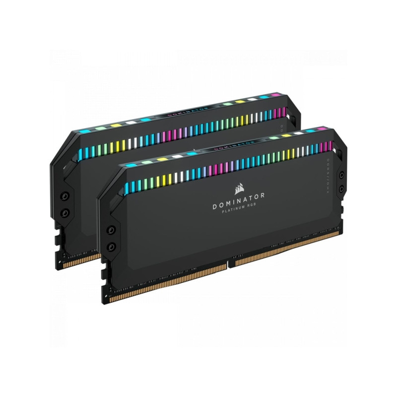 Corsair 64GB DDR5 6000MHz Kit(2x32GB) Dominator Platinum RGB Black (CMT64GX5M2B6000C40)