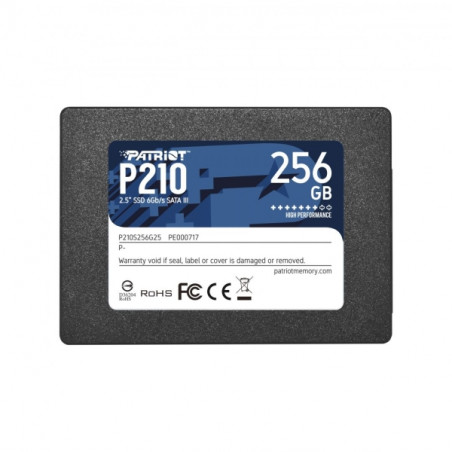 Patriot 256GB 2,5" SATA3 P210 (P210S256G25) Patriot 256GB 2,5" SATA3 P210 (P210S256G25)