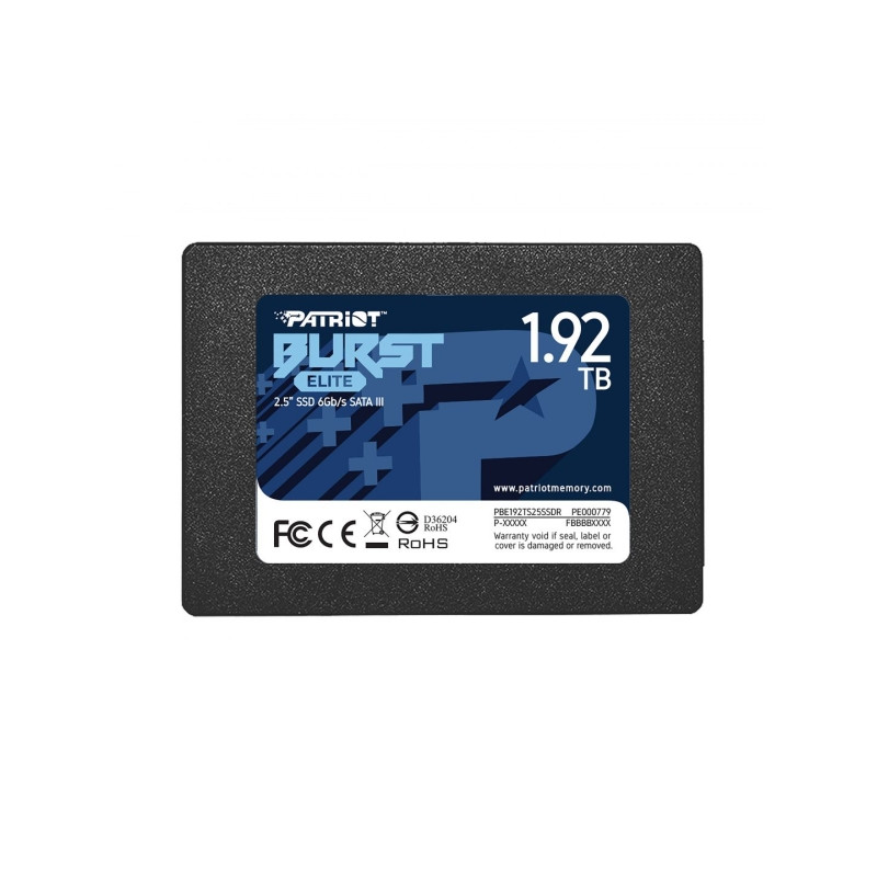 Patriot 1,92TB 2,5" SATA3 Burst Elite (PBE192TS25SSDR)