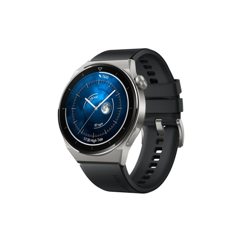 Huawei Watch GT 3 Pro 46mm Black Fluoroelastomer (55028468)