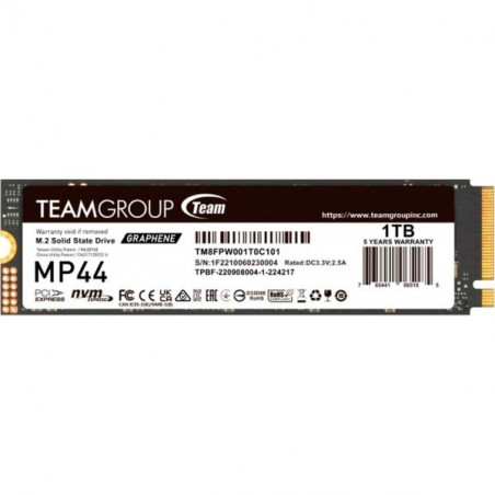 TeamGroup 1TB M.2 2280 NVMe MP44 (TM8FPW001T0C101)