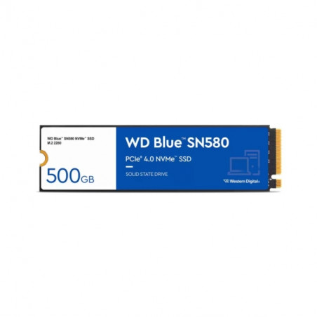 Western Digital 500GB M.2 2280 NVMe SN580 Blue (WDS500G3B0E)