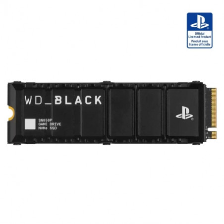 Western Digital 4TB M.2 2280 NVMe SN850P for PS5 with Heatsink Black (WDBBYV0040BNC-WRSN)