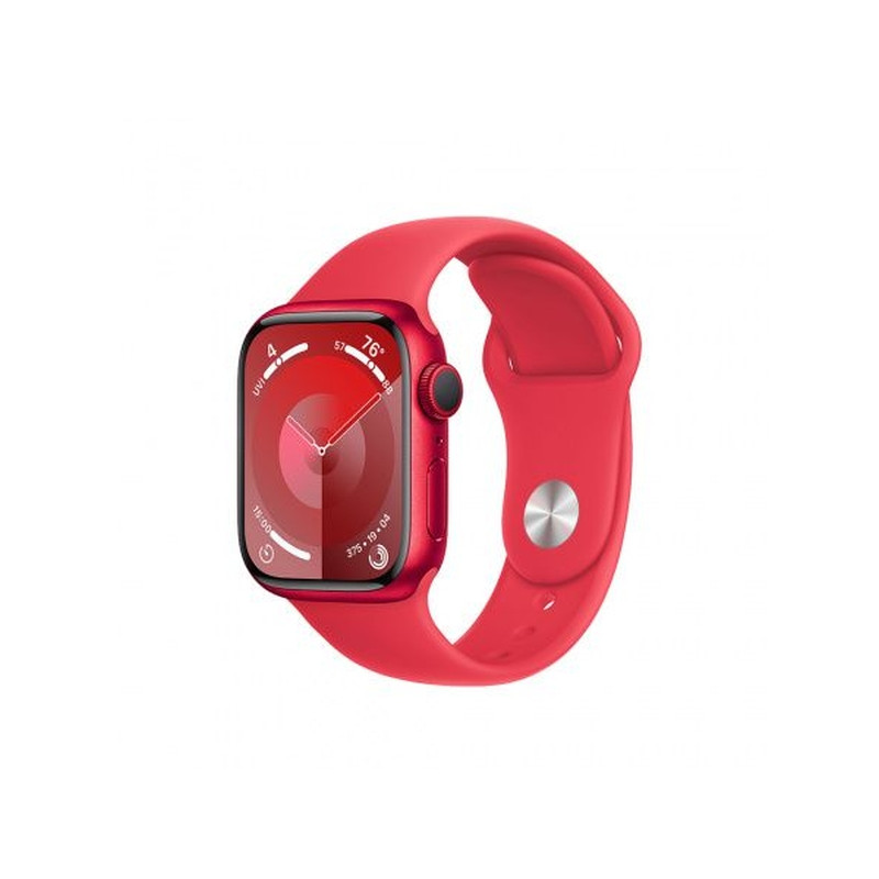 Apple Watch S9 GPS 41mm Red Alu Case with Red Sport Band S/M (MRXG3)