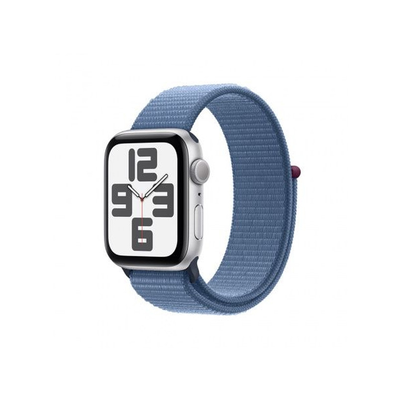 Apple Watch SE3 GPS 44mm Silver Alu Case with Winter Blue Sport Loop (MREF3)