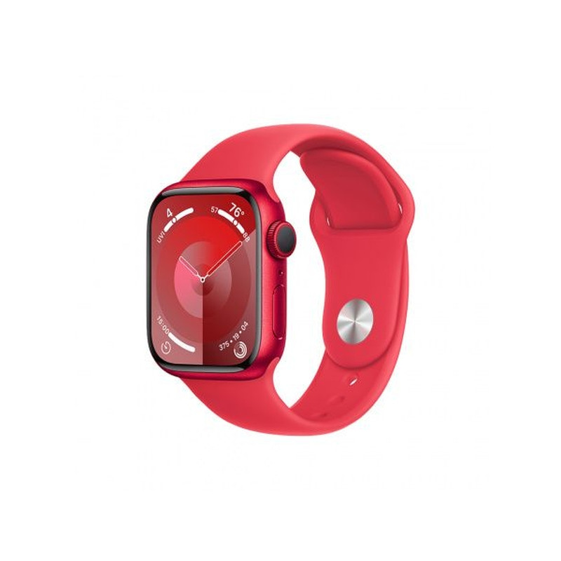 Apple Watch S9 GPS 45mm Red Alu Case with Red Sport Band M/L (MRXK3)