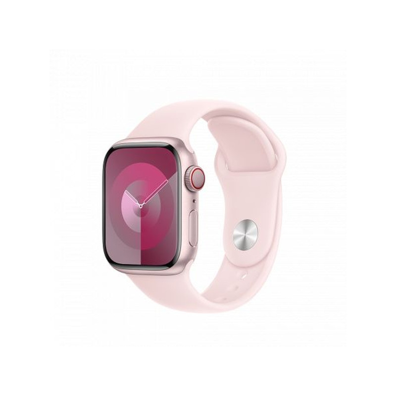 Apple Watch S9 Cellular 41mm Pink Alu Case with Light Pink Sport Band M/L (MRJ03)