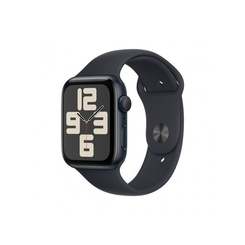 Apple Watch SE3 GPS 44mm Midnight Alu Case w Midnight Sport Band S/M (MRE73)