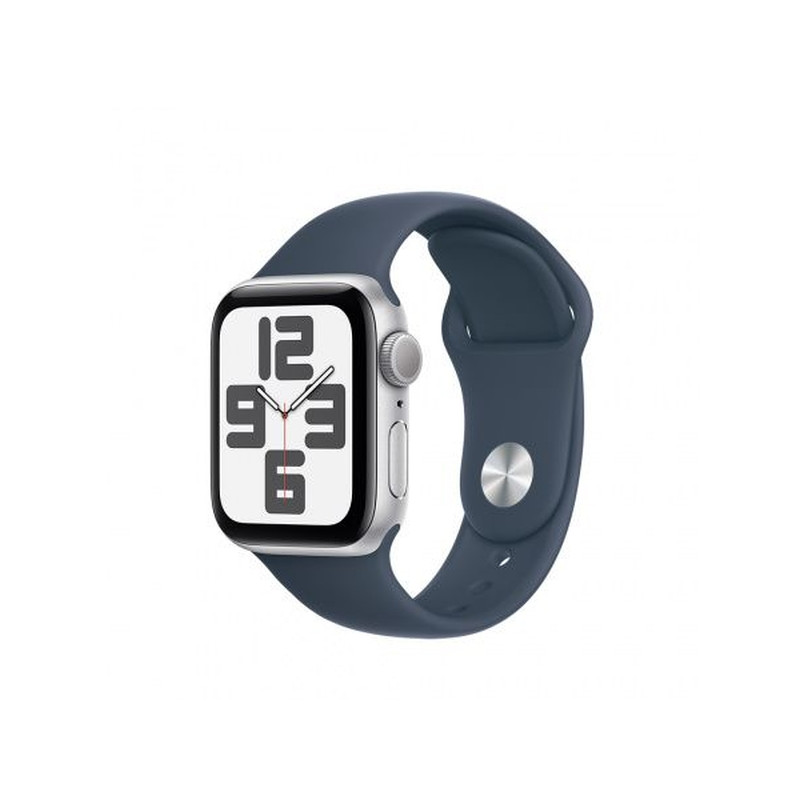 Apple Watch SE3 GPS 40mm Silver Alu Case with Storm Blue Sport Band M/L (MRE23)