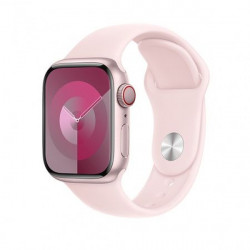 Apple Watch S9 Cellular 45mm Pink Alu Case with Light Pink Sport Band M/L (MRML3)