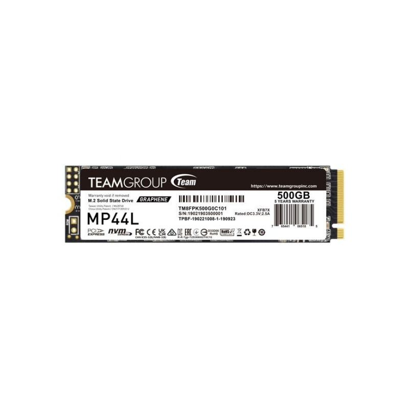 TeamGroup 500GB M.2 2280 NVMe MP44L (TM8FPK500G0C101)