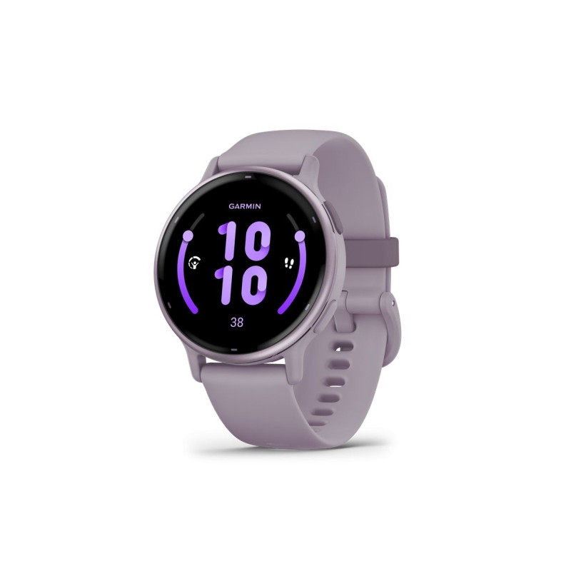 Garmin Vivoactive 5 Metallic Orchid Aluminium Bezel with Orchid Case and Silicone Band (010-02862-13