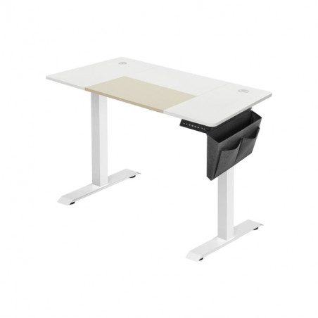 SONGMICS 140x60cm fehér Állítható magasságú elektromos íróasztal