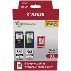 Canon PG-560 XL + CL-561 XL Multipack + Photo Paper Value Pack (3712C008)