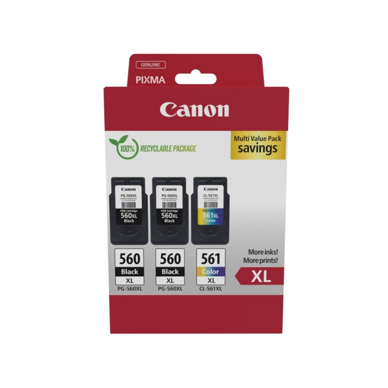 Canon 2xPG-560 XL + CL-561 XL Multipack (3712C009)
