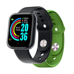 CELLY Trainerbeat Smartwatch Black/Green (CE-TRAINERBEATGN)