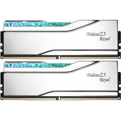 G.SKILL 96GB DDR5 6400MHz Kit(2x48GB) Trident Z5 Royal RGB Silver (F5-6400J3239F48GX2-TR5S)