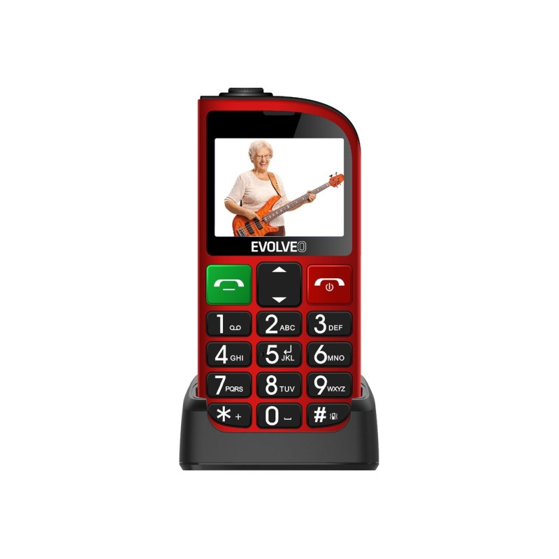 Evolveo EasyPhone EP-801 FL DualSIM Red (SGM EP-801-FLR)