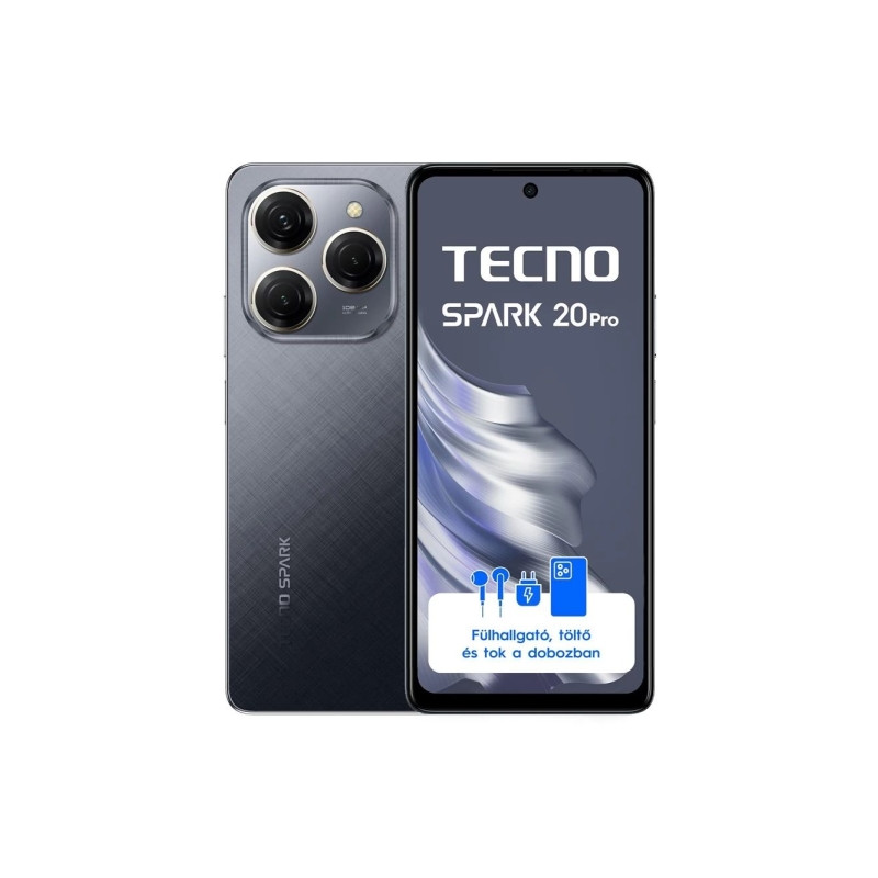 Tecno Spark 20 Pro LTE 256GB DualSIM Moonlit Black (10049551)