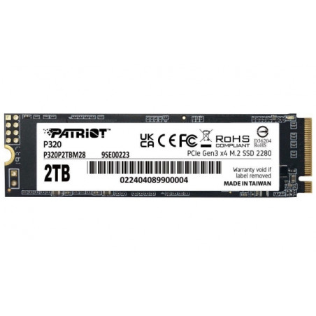 Patriot 2TB M.2 2280 NVMe P320 (P320P2TBM28)