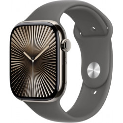 Apple Watch S10 Cellular 46mm Natural Titanium Case with...