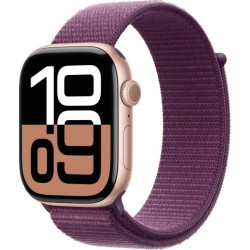 Apple Watch S10 GPS 46mm Rose Gold Alu Case with Plum...