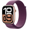 Apple Watch S10 GPS 46mm Rose Gold Alu Case with Plum Sport Loop (MWWV3)