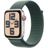 Apple Watch SE2 v3 GPS + Cellular 40mm Starlight Alu Case with Lake Green Sport Loop (MXGH3)