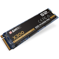 Emtec 512GB M.2 2280 NVMe X300 Power Pro (ECSSD512GX300)