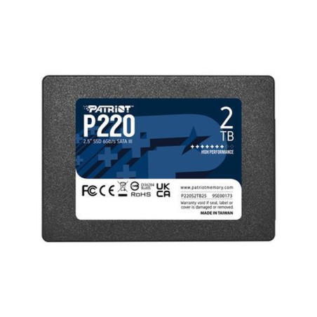 Patriot 2TB 2,5" SATA3 P220 (P220S2TB25) Patriot 2TB 2,5" SATA3 P220 (P220S2TB25)