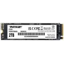 Patriot 2TB M.2 2280 NVMe P320 (P320P2TBM28)
