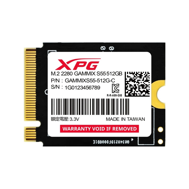A-Data 512GB M.2 2230 Gammix S55 (SGAMMIXS55-512G-C)