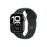 Apple Watch S10 GPS 42mm Jet Black Alu Case with Black Sport Band S/M (MWWE3)