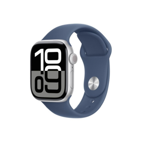 Apple Watch S10 Cellular 42mm Silver Alu Case with Denim Sport Band S/M (MWX33) Apple Watch S10 Cellular 42mm Silver Alu Case with Denim Sport Band S/M (MWX33)